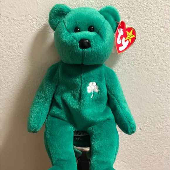 1997 TY ERIN  BEANIE BABY  RED STAMP QUALITY CONTROL 472 TUSHTAG MARCH 17,1997 - Picture 12 of 13